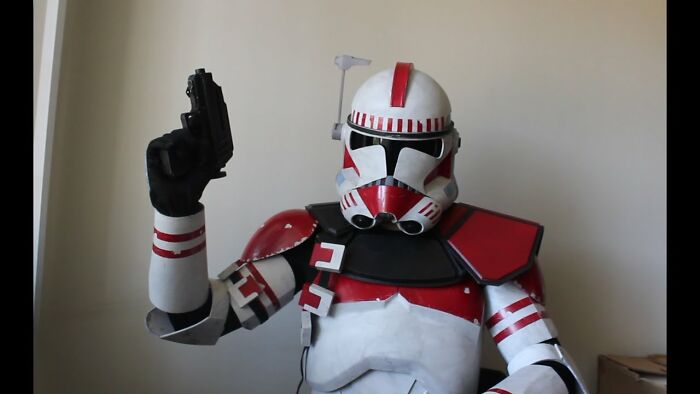 Really Cool Guy On Youtube Uploaded Free Templates For A Clonetrooper Costume, So I Made My Own!