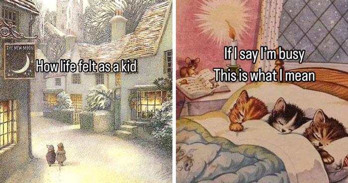 35 Relatable Memes Shared On Beautiful Vintage Pictures