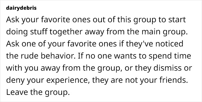 50YO Feels Like She's Being Bullied Out Of Leaving Friend Group By "Middle-Aged Mean Girls"