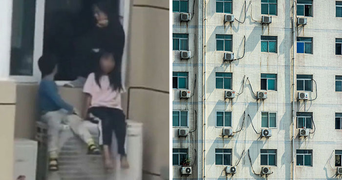 “Insane And Horrible!”: Mom Forces Kids To Sit On 23rd-Floor AC Unit During Fight With Husband