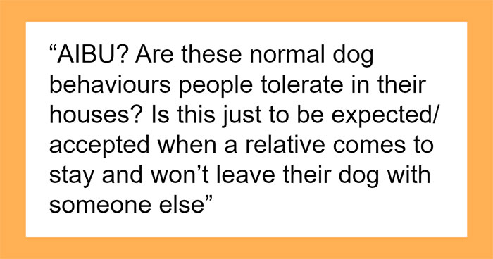 Woman’s Mother Insists On Ludicrous Requirements For Untrained Dog, She Takes To The Web To Vent