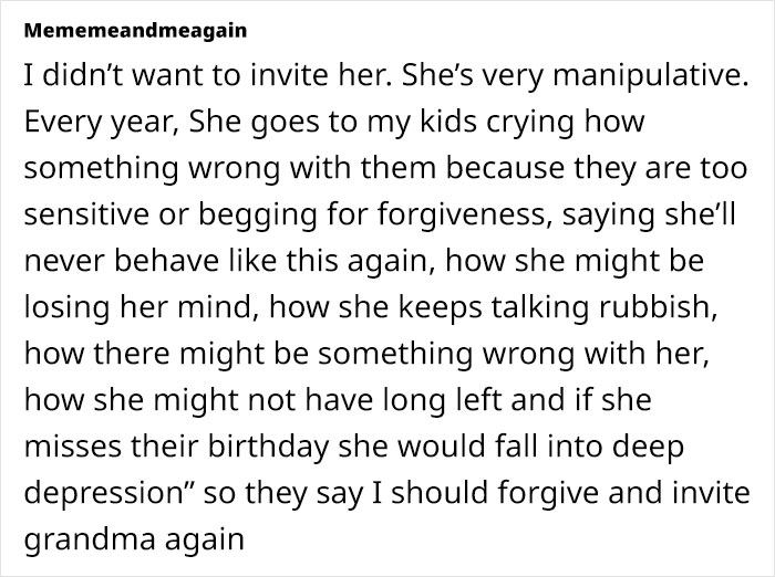 Lady Has Been Ruining Relatives' Lives With Her Words For Years, Daughter Ends Up Snapping At Her