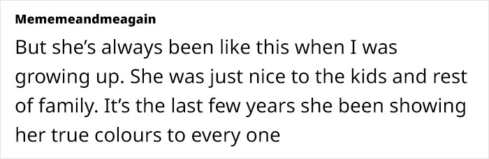 Lady Has Been Ruining Relatives' Lives With Her Words For Years, Daughter Ends Up Snapping At Her