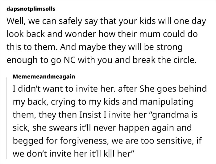 Lady Has Been Ruining Relatives' Lives With Her Words For Years, Daughter Ends Up Snapping At Her