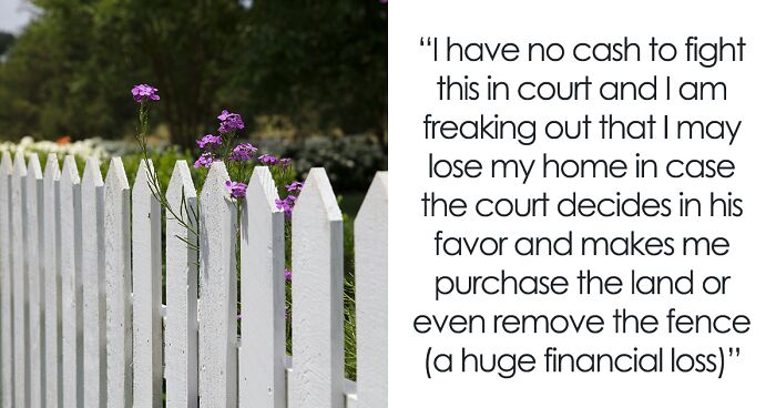 Homeowner Replaces Old Rickety Wooden Fence, Suddenly Gets Threatened With A Lawsuit By Neighbor