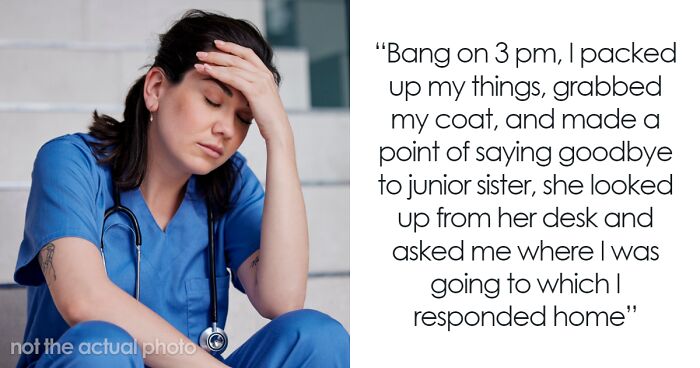 “Bang On 3PM I Packed Up”: Nurse Won’t Work Late After Being Punished For 5-Minute Tardiness