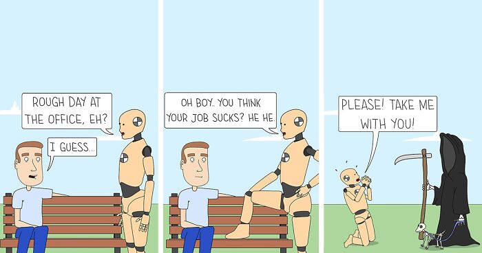 Artist With Absurd Sense Of Humor Shares His Hilarious Comic Strips (50 New Pics)