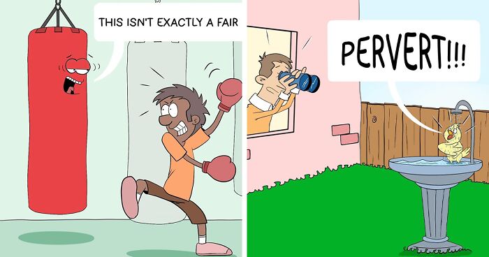 25 Single-Panel Comics About Absurd Situations By Steven Garza