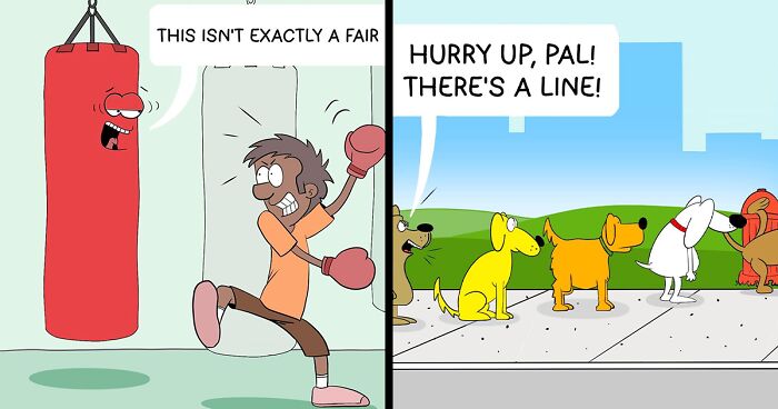 25 Single-Panel Comics About Absurd Situations By Steven Garza