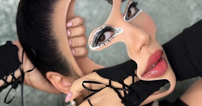 Fascinating Optical Illusion Makeup Looks That Might Make You Do A Double Take, By Mimi Choi (29 New Pics)