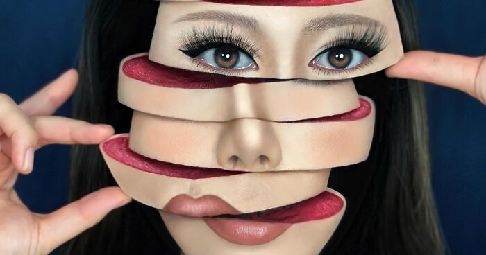 29 Incredible Makeup Illusions By This Artist That Might Make You Question Reality (New Pics)