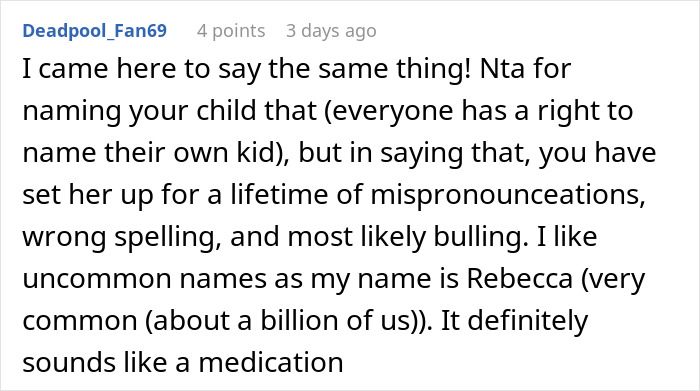 “AITAH For Naming My Baby Something ‘Unconventional’?”