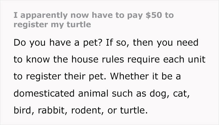 HOA Has The Gall To Ask For A $50 Registration Fee From Pet Owners, Outraged Folks Mock Them