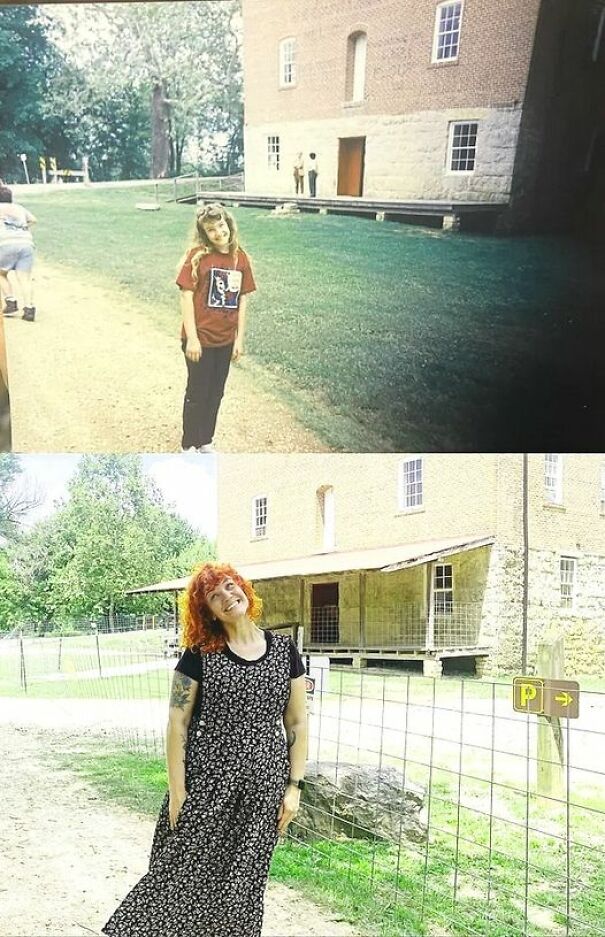 Photo Recreations At Bollinger Mill 1996 And 2024!”