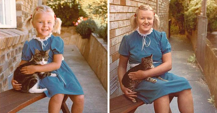 50 Hilariously Spot-On And Wholesome Recreations Of Photos Years Later