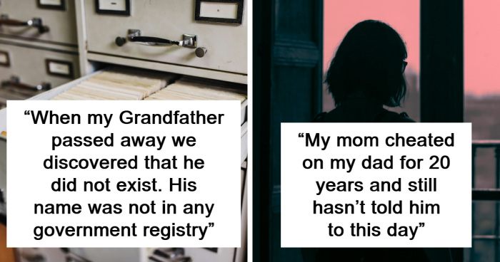  “Cheated On My Dad For 20 Years”: 42 People Expose Shocking Secrets They Learned