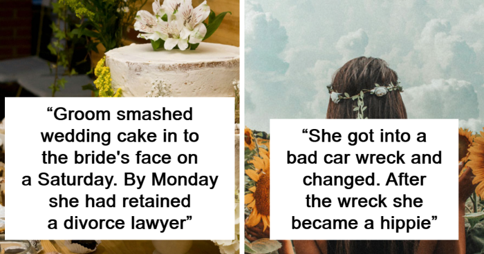 “Divorced Immediately”: 50 Marriages That Fell Apart Right After The Wedding