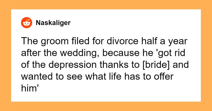 “Divorced Immediately”: 30 Marriages That Fell Apart Right After The Wedding