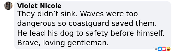 Hurricane Traps Man And His Dog On The Ocean, They Manage To Call The Coast Guard And Get Rescued