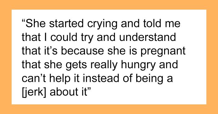 Starving Pregnant Wife Forced To Only Eat A Meal A Day, Man Gets Mad When She Reaches For His Food