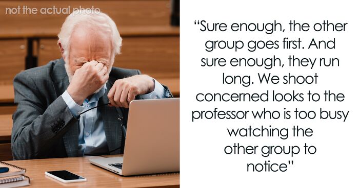 Professor Regrets Saying Students Have To Stick To Schedule: 