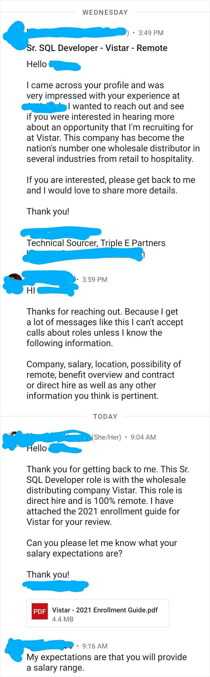 I'm Tired Of Recruiters Avoiding My Questions And Playing Dumb