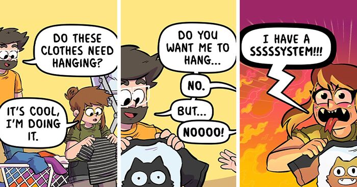 39 Feel-Good Comics About Life With A Husband And Four Cats, Illustrated By Sarah Graley (New Pics)