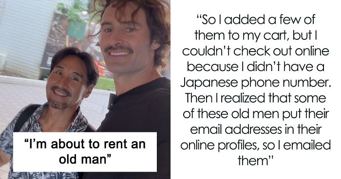 “Old People Are Available For Rent”: Guy Rents Older Man In Japan, Shares Experience Online