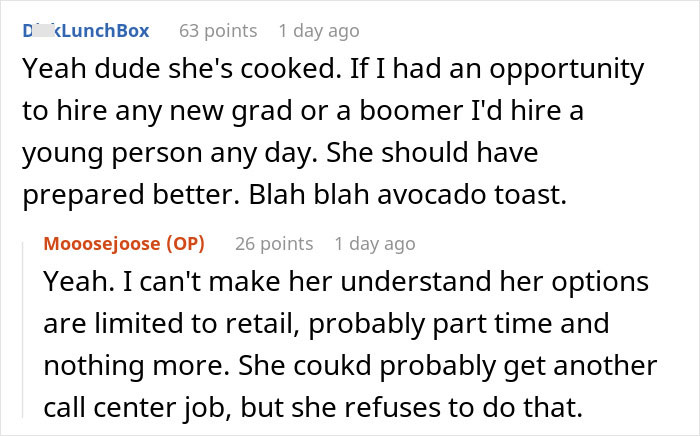 63YO Has To Find A Job, Realizes All Of Her Kid's Complaints Were Real And Valid