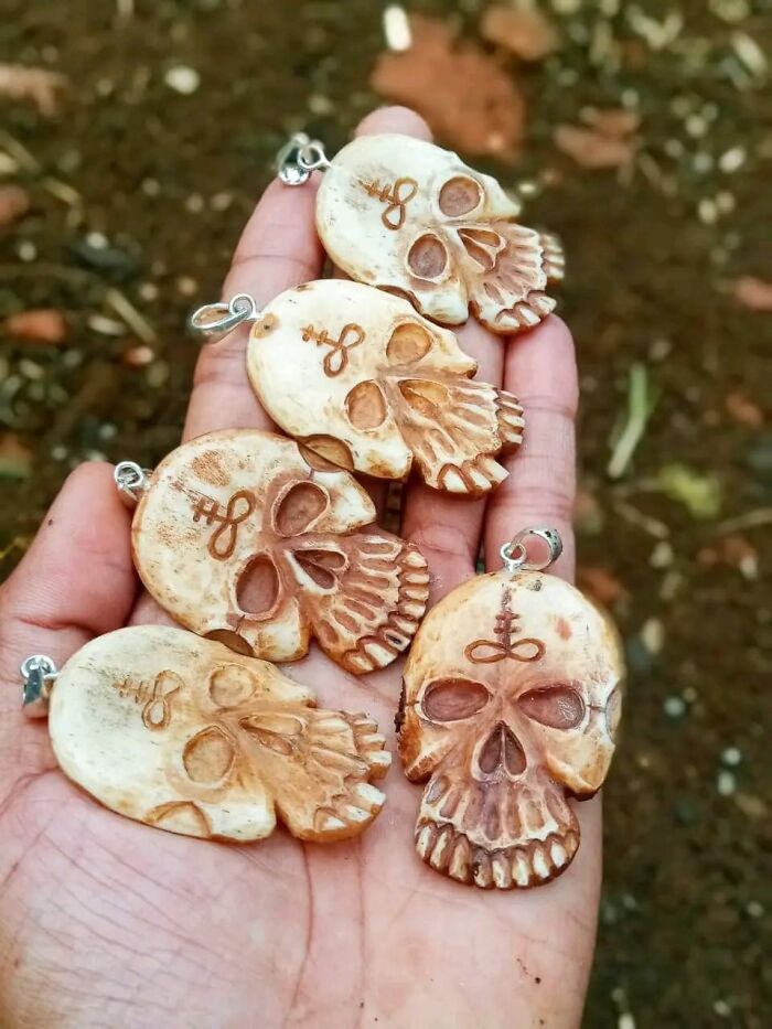 Found Some Skull Shaped Pendants Anyone Know What These Are?