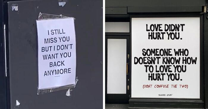 39 Wholesome Signs That Were Spread Across London Streets And Delivered To People's Hearts