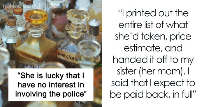 Teen Makes Business From Aunt’s Pricey Perfumes And Thinks She Can Get Away With It, Gets Caught