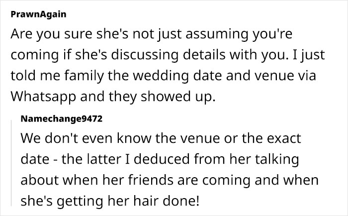 Family Throws Cultural Wedding For Sis But Get Excluded From Her “British” Wedding, Wonder Why