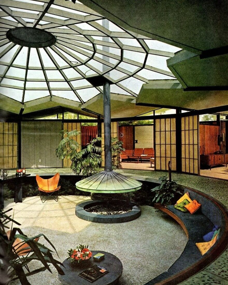 Comfy Conversation Pit From The 1960s 