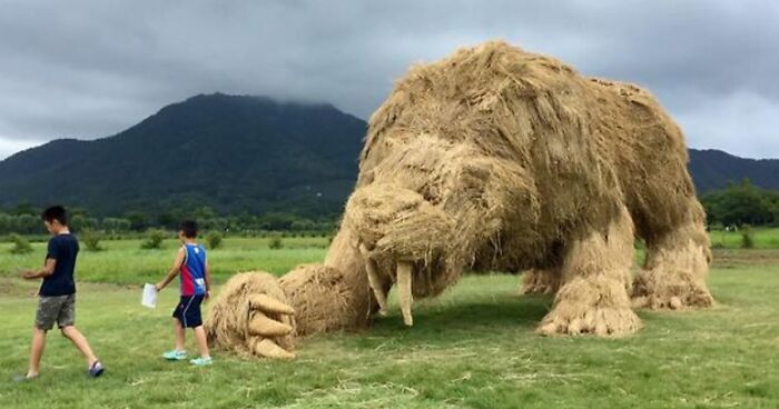 Most Impressive Straw Sculptures At Niigata’s Wara Art Festival From 2010 To 2024 (42 Pics)