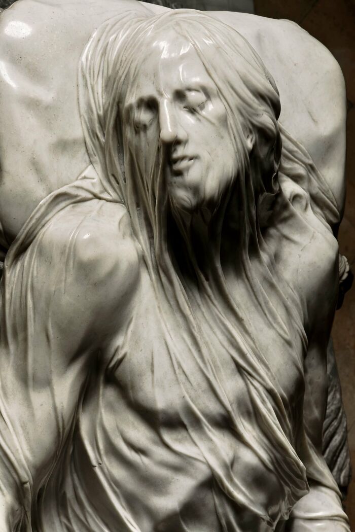 The Marble Veil In Giuseppe Sanmartino's Masterpiece Is So Astonishingly Lifelike That The Artist Was Accused Of Using Alchemy To Turn Fabric Into Stone