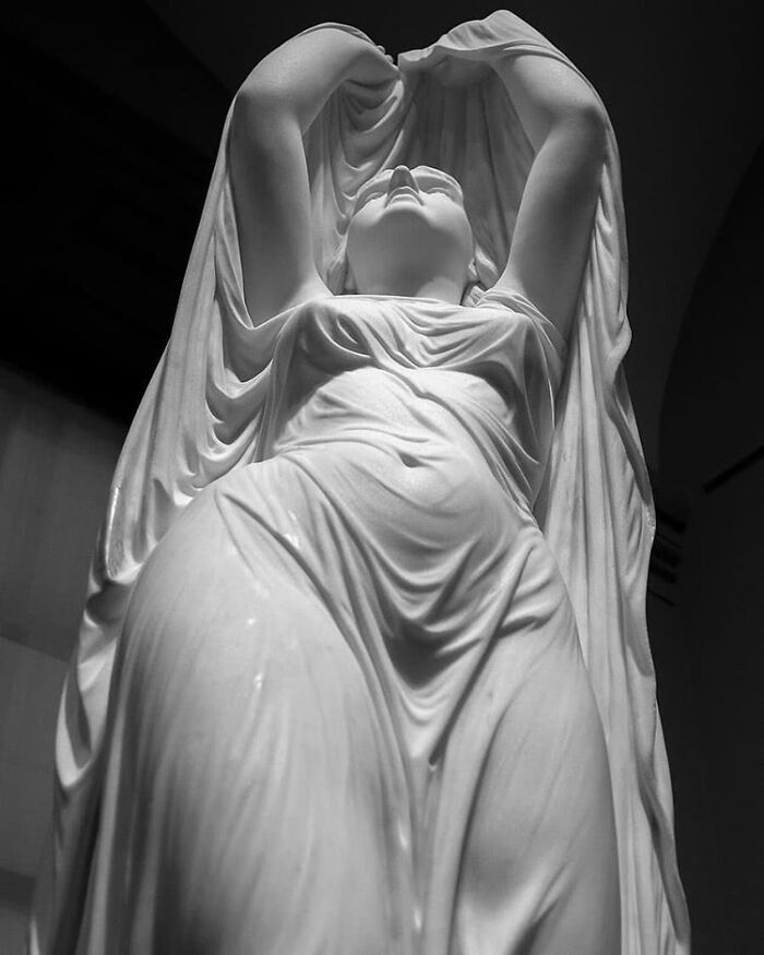 Chauncey Bradley Ives Turned Stone Into Wet Silk In "Undine Rising From The Waters" (1880)