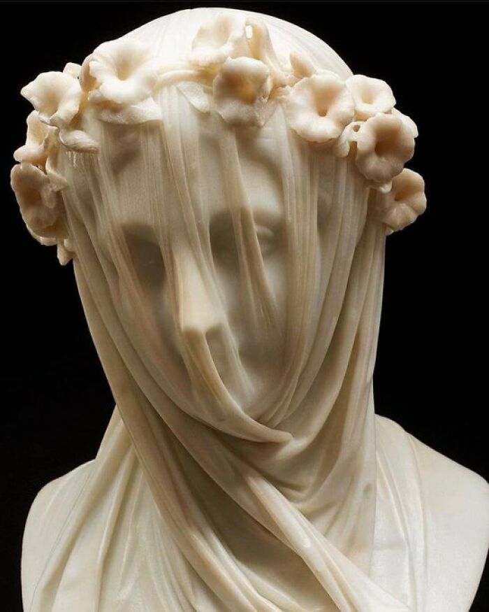 The "Veiled Lady" By Raffaele Monti