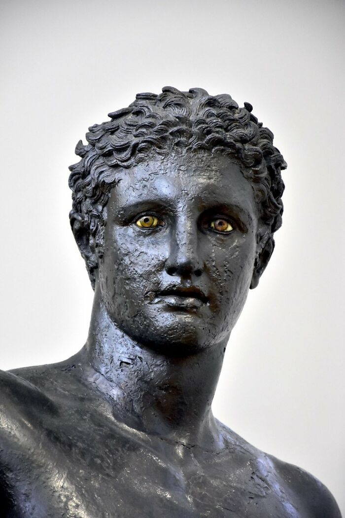 The Piercing Glass Eyes Of The "Antikythera Ephebe", Unknown Greek Sculptor (C.330 Bc)