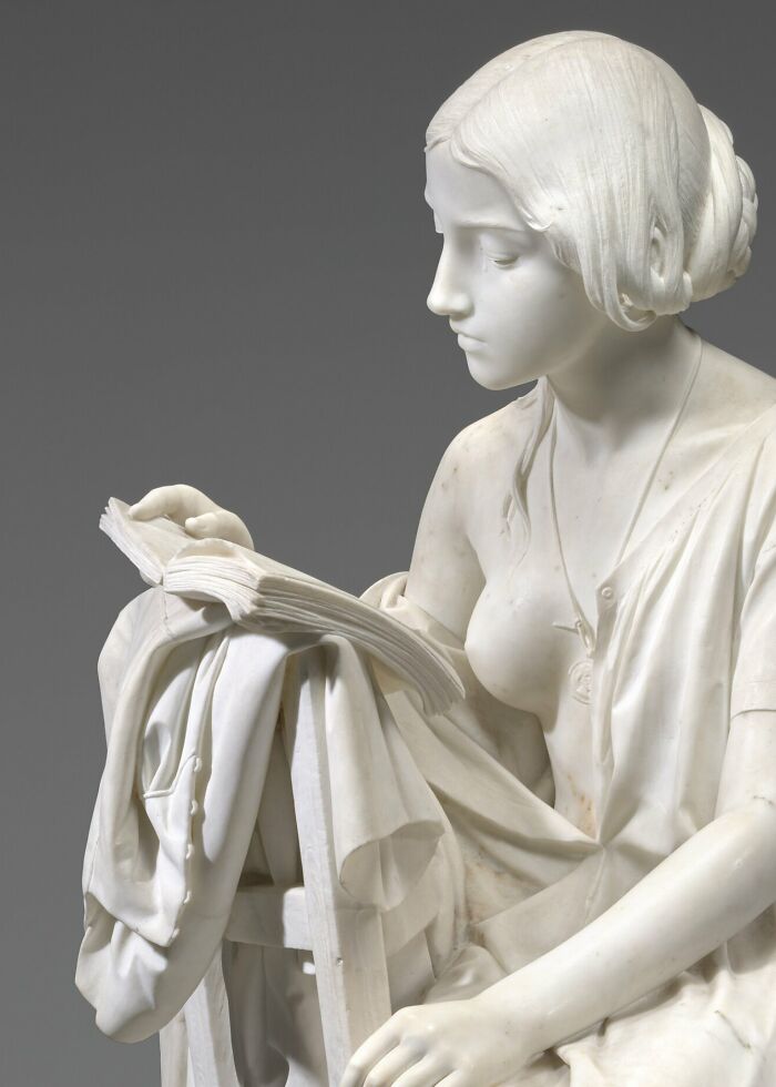 The "Reading Girl" By Pietro Magni