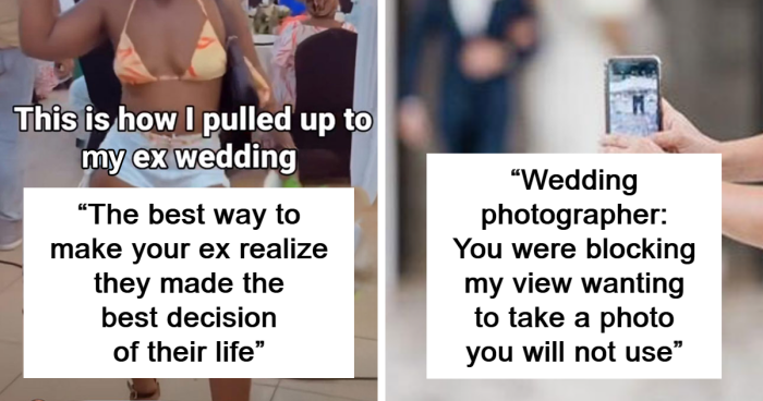 88 Entitled And Trashy Wedding Guests That Deserved To Be Thrown Out Right Then And There