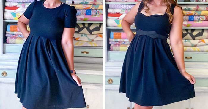 26 Upcycled Looks By Cait Trantham, Who Turns Thrifted Dresses Into Stylish Pieces (New Pics)