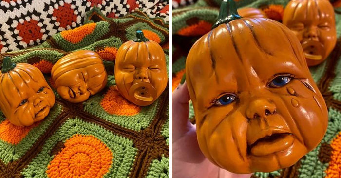 My Boyfriend Found These 80’s Pumpkin Babies For Me On Marketplace