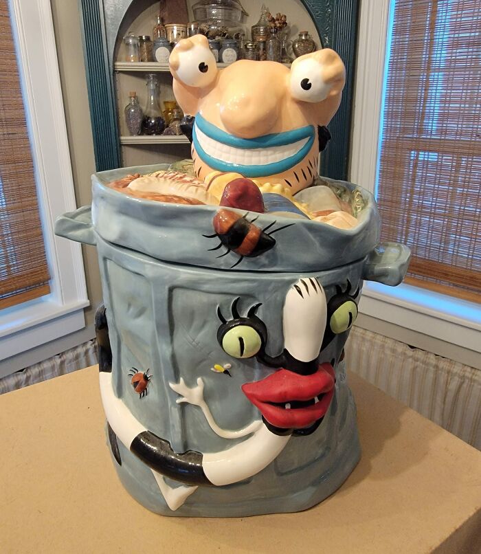 Got This Aaahh!!! Real Monsters Cookie Jar Yesterday At An Estate Sale And It Has To Be In Contention For Coolest Ever!