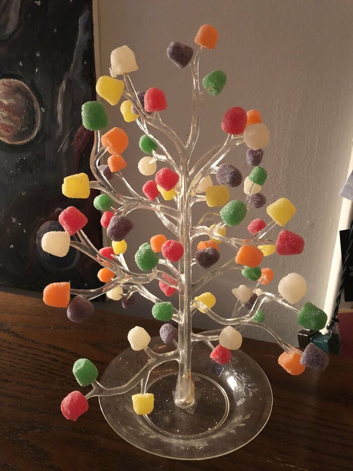 This Has To Be One Of My Favorite $1.00 Flea Market Finds! It’s Called A Sugar Plum Tree. It Was In The Original Box. So Fun For Christmas! All I Had To Add Was Gumdrops