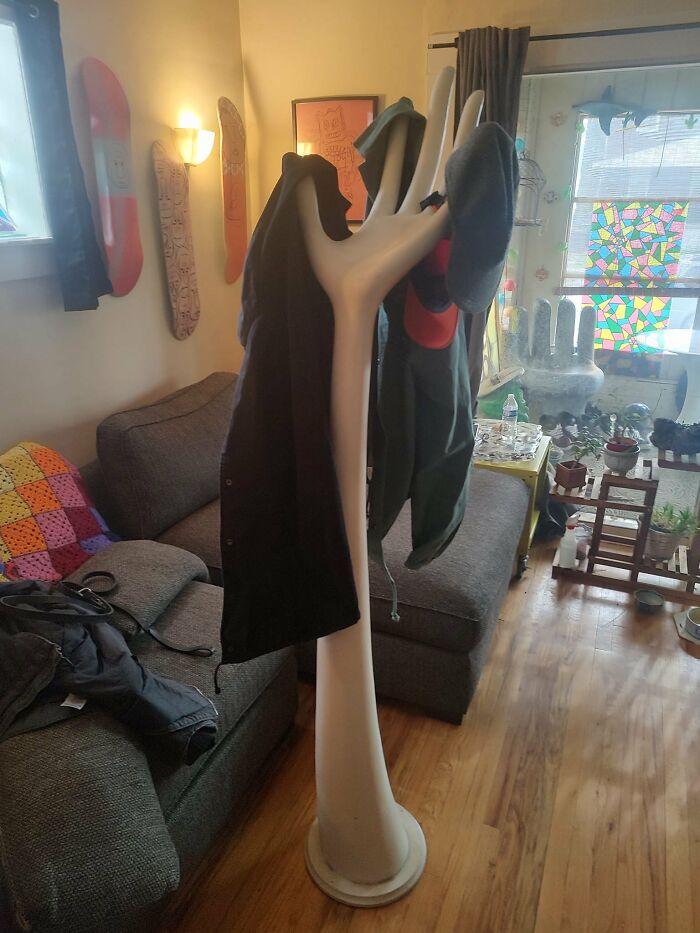 I Thought It Looked Cool So I Bought It. I Don't Know Much About It But It Holds My Coats And It's 6 Foot Tall