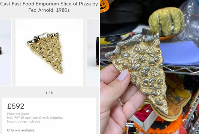 Stumbled Upon A $500 Gold Slice Of Pizza For $1.99