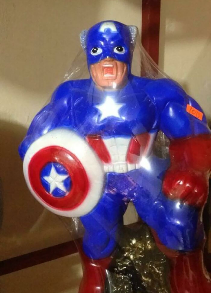 This Bootleg Captain America Toy