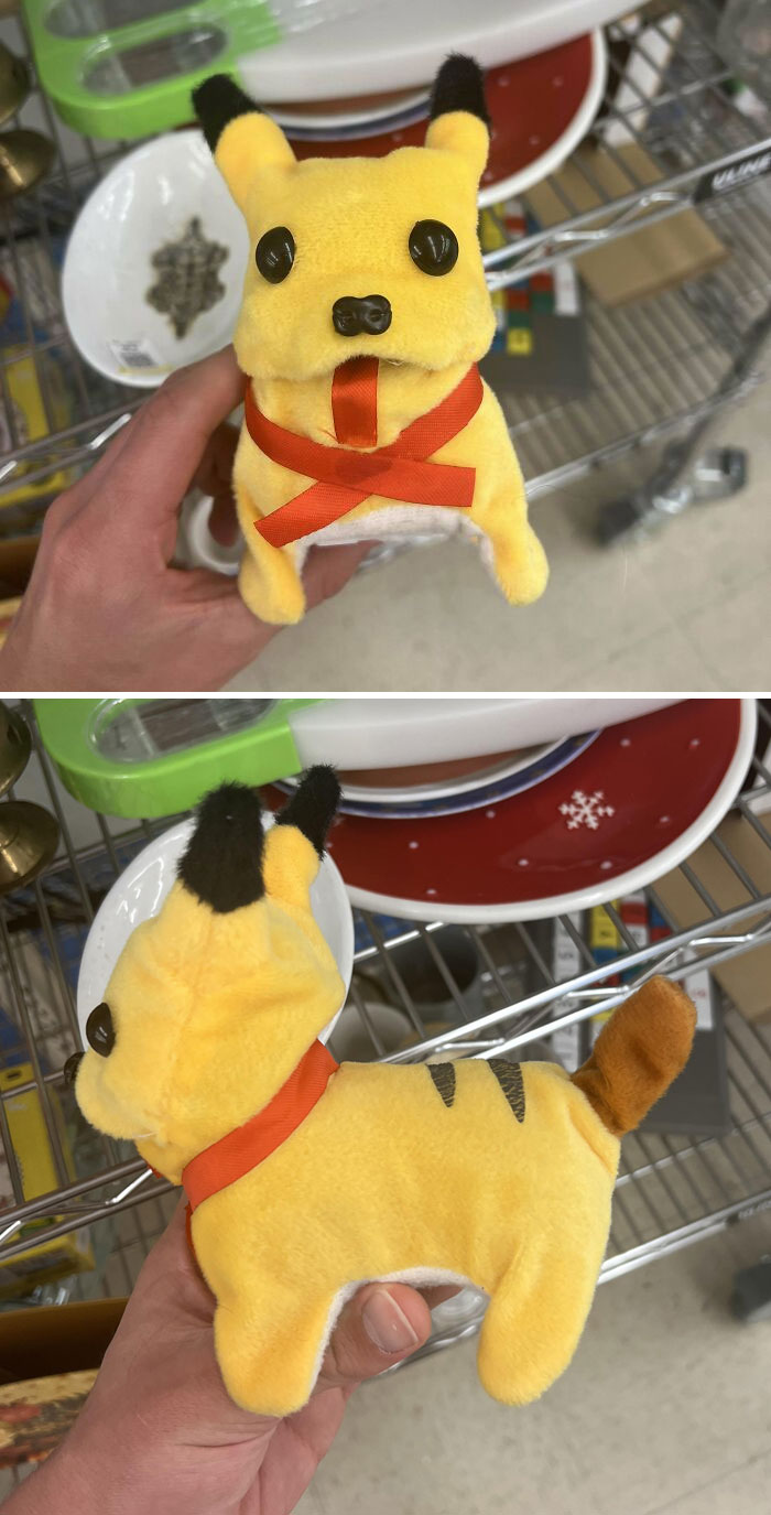 This Pikachu Off-Brand Found At Goodwill