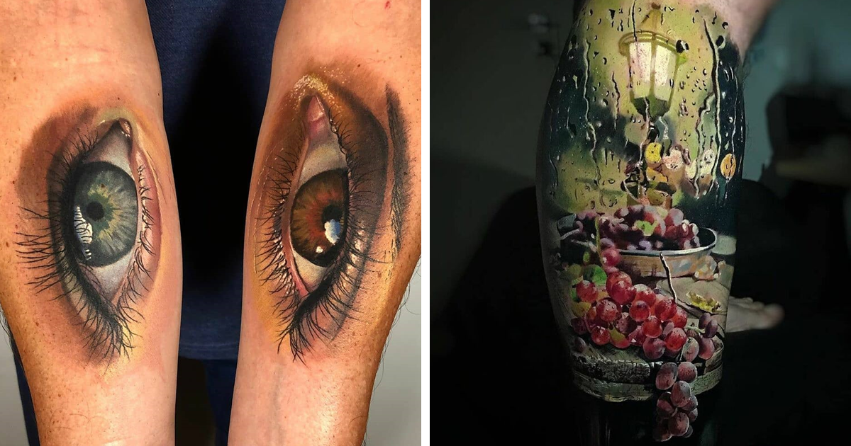 123 Artistic, Creative And Incredibly Detailed Tattoos This Dedicated IG Account Shared